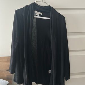 Black cardigan
